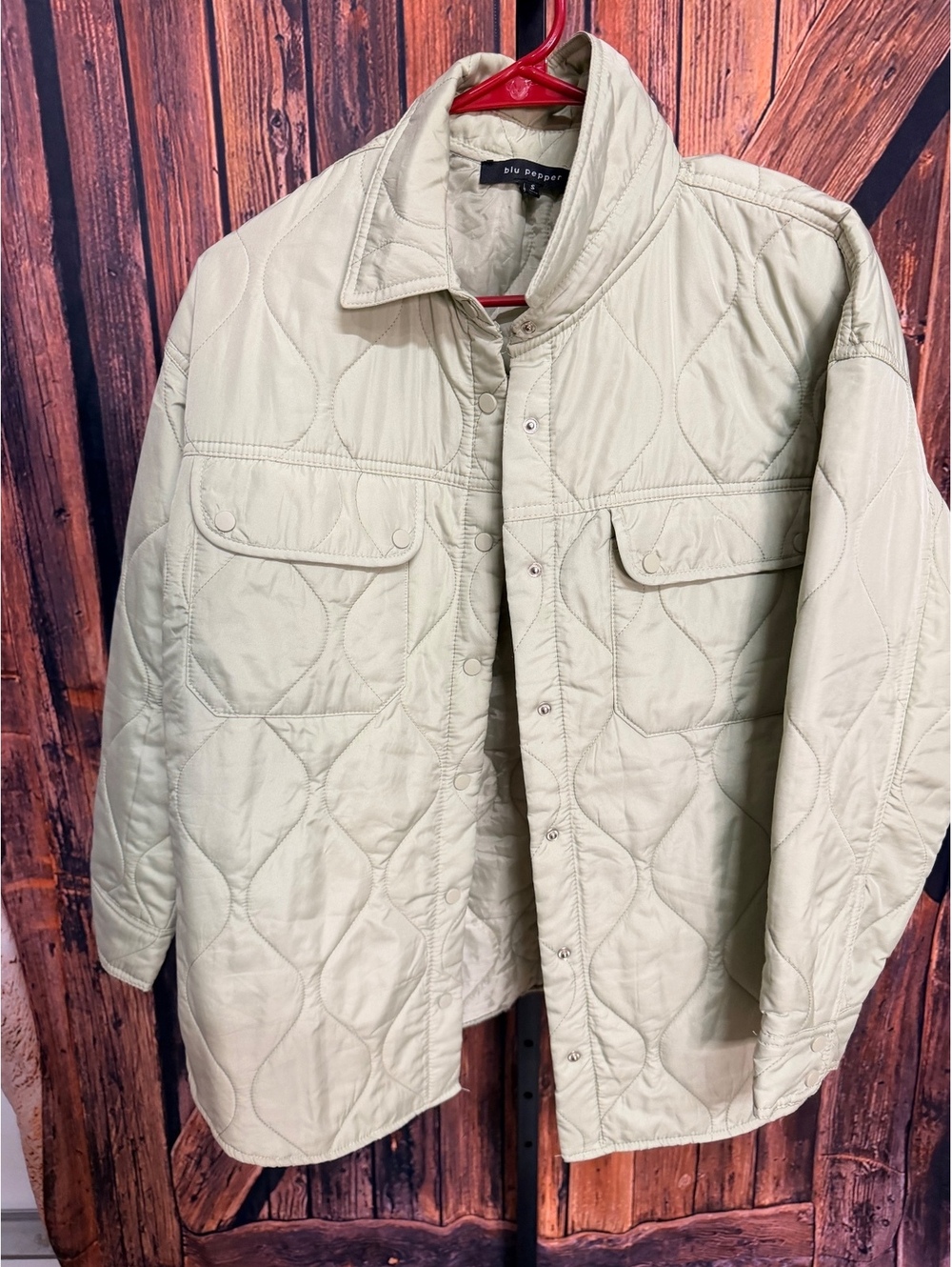Blu Pepper Quilted Jacket Small